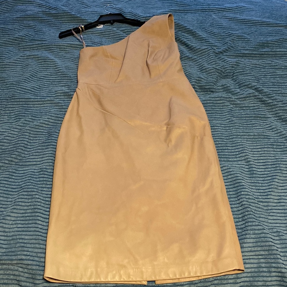 Antonio Melani luxury collection. Soft leather dress. New with tags. No faults.